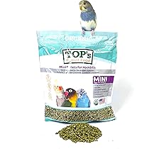 Amazon.co.jp: TOPs Parrot Pellets Mini Pellets for Hookbills, For